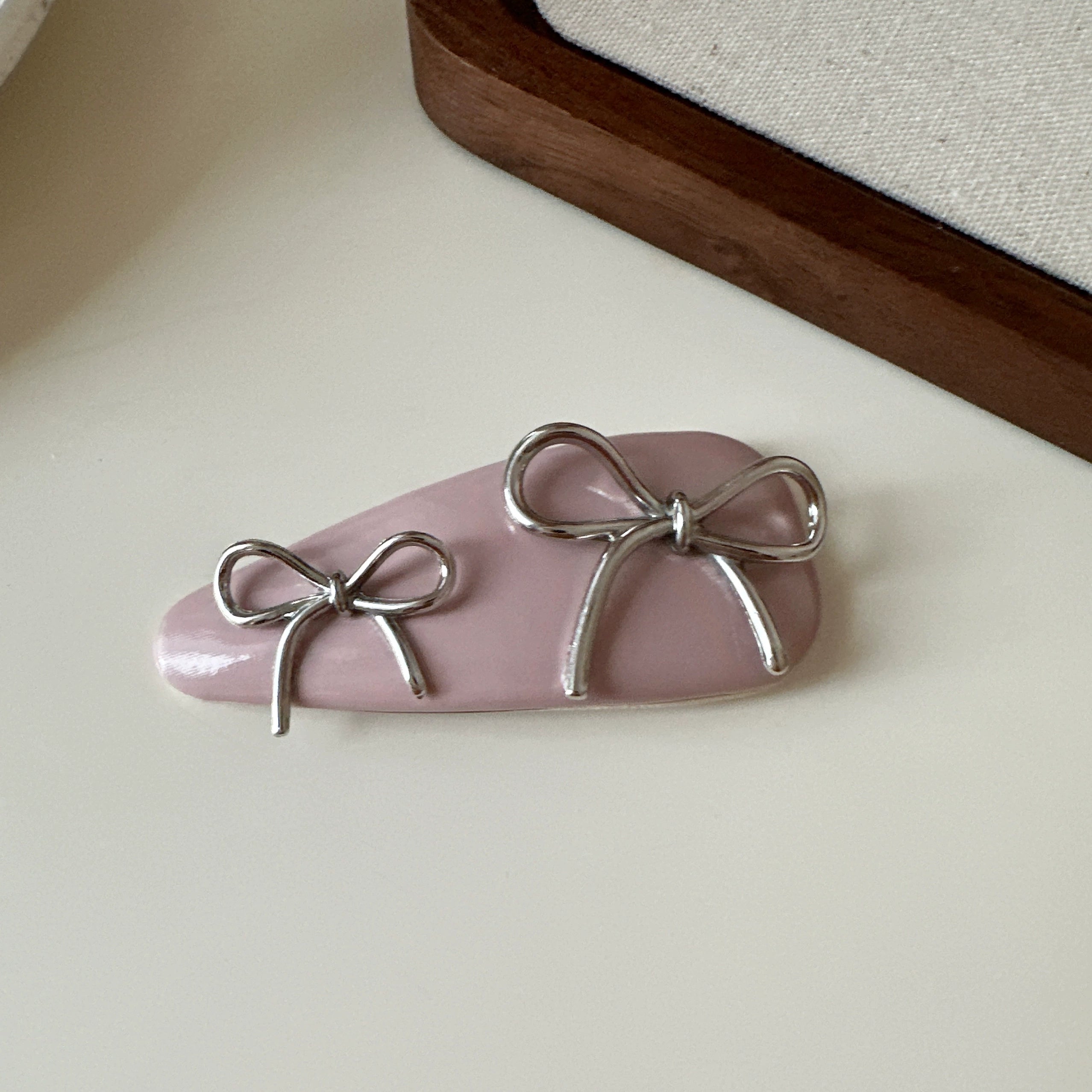 Mirielle Bow Hair Clip - Pink [3SKPR95I]