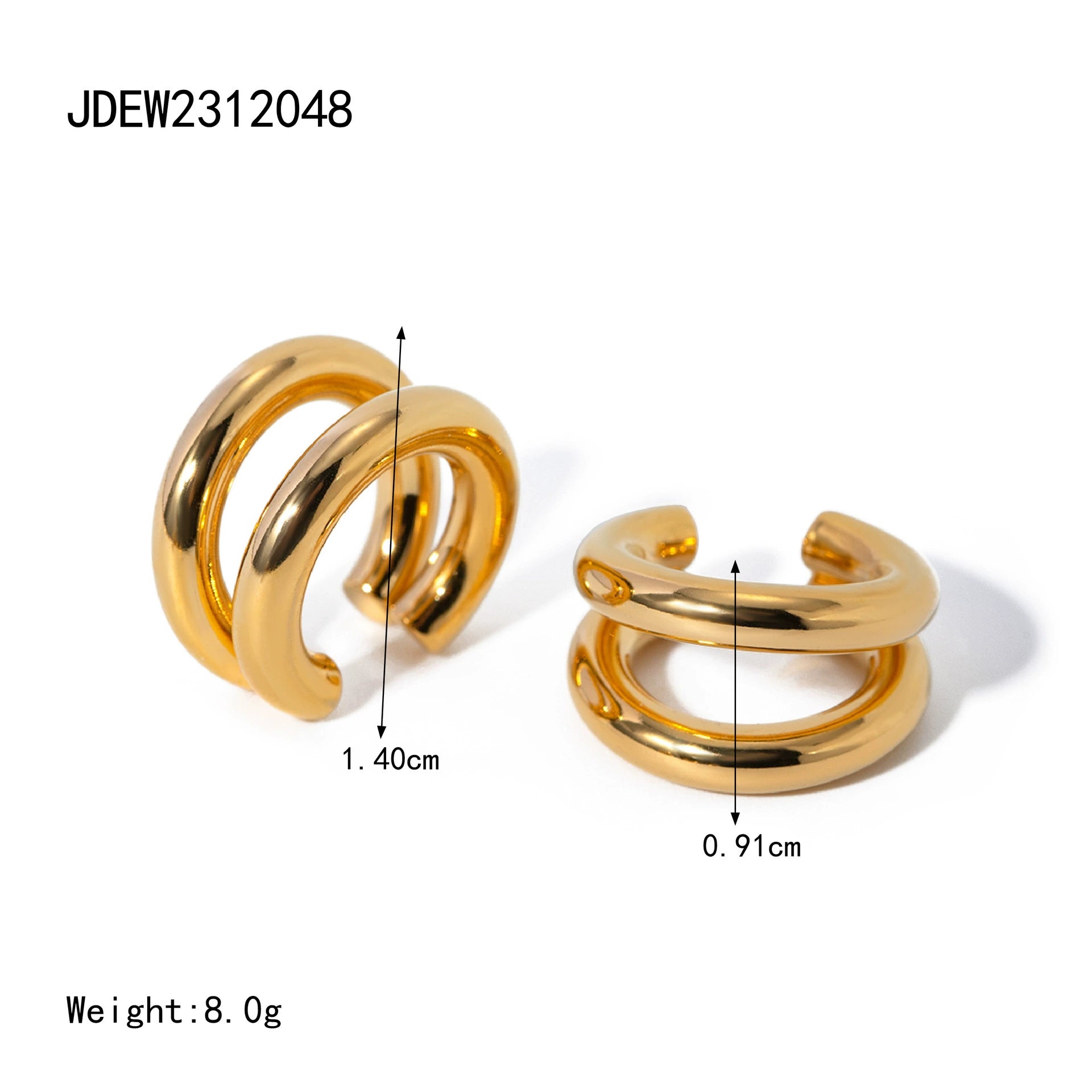 Lilyana Non-Pierced Ear Cuffs - JDEW2312048 [XYRTE3Q3]