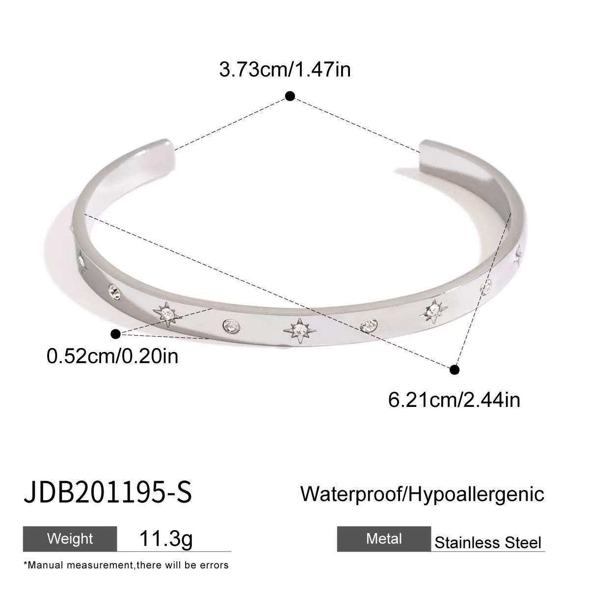 Odessa Stackable Bracelets - JDB201195-S [WDYM2DII]