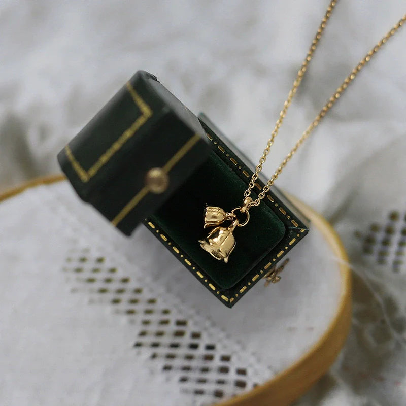 Aleigha Lily Star Necklace - Lily of the Valley Necklace