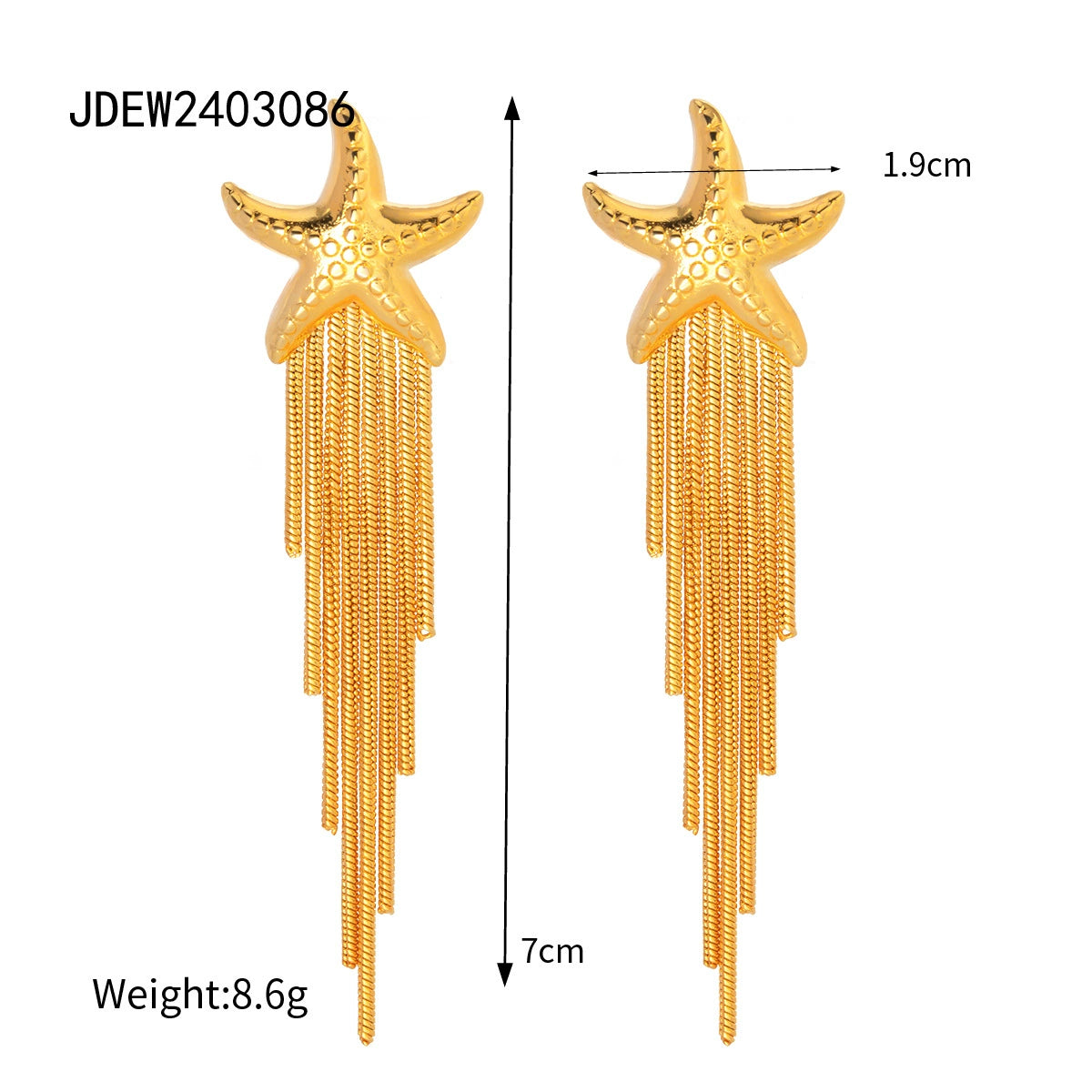 Skarlett Statement Tassel Earrings - JDEW2403086 [850L6H8C]