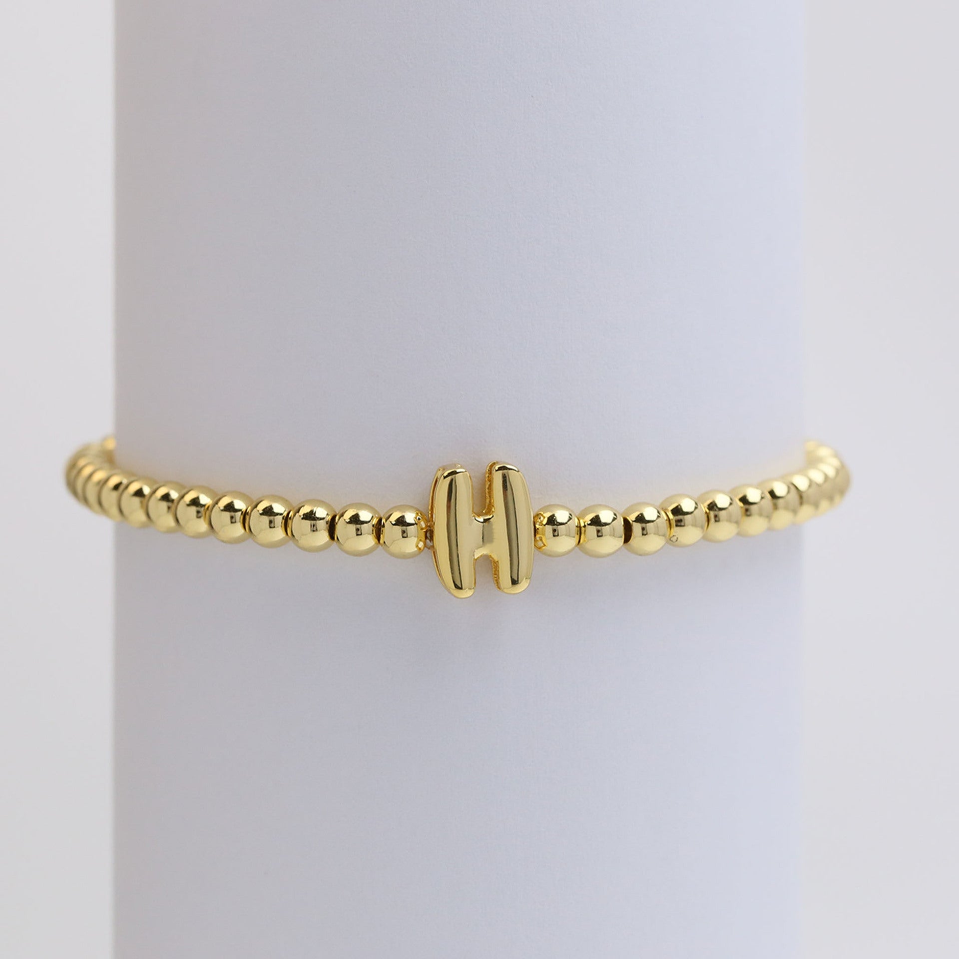 Jorie Polished Letter Bracelet - H [M7JY6EL7]