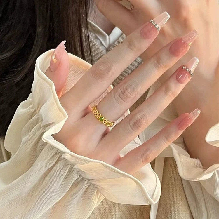 Estelle Filigree Gemstone Ring - Filigree Small Stone Ring