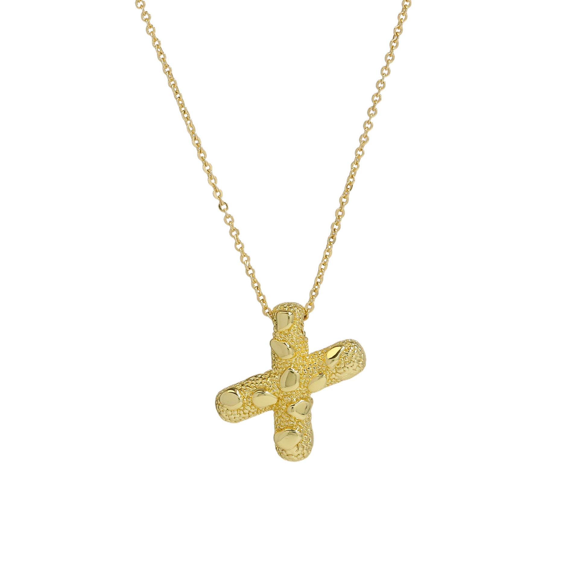 Akari Bubble Letter Necklace - X [OWSY0YPG]