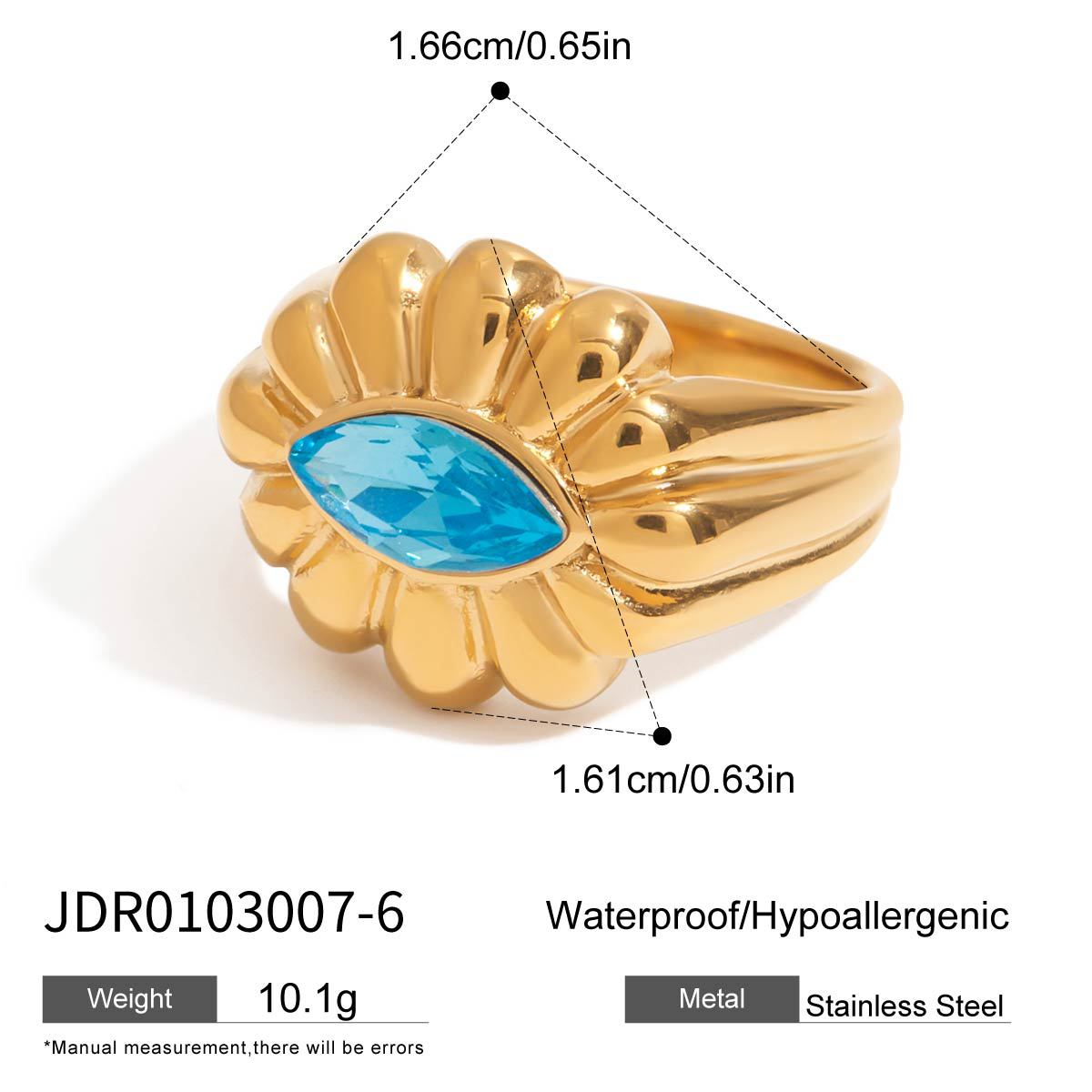 Chantelle Floral Sparkle Set - Ring Size 6 [K8VAKDBY]