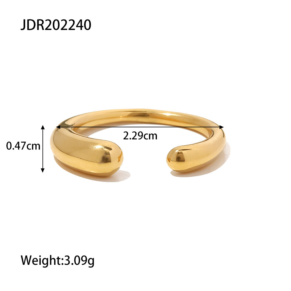 James Stainless Steel Statement Ring - JDR202240 [QEWGJ3MT]