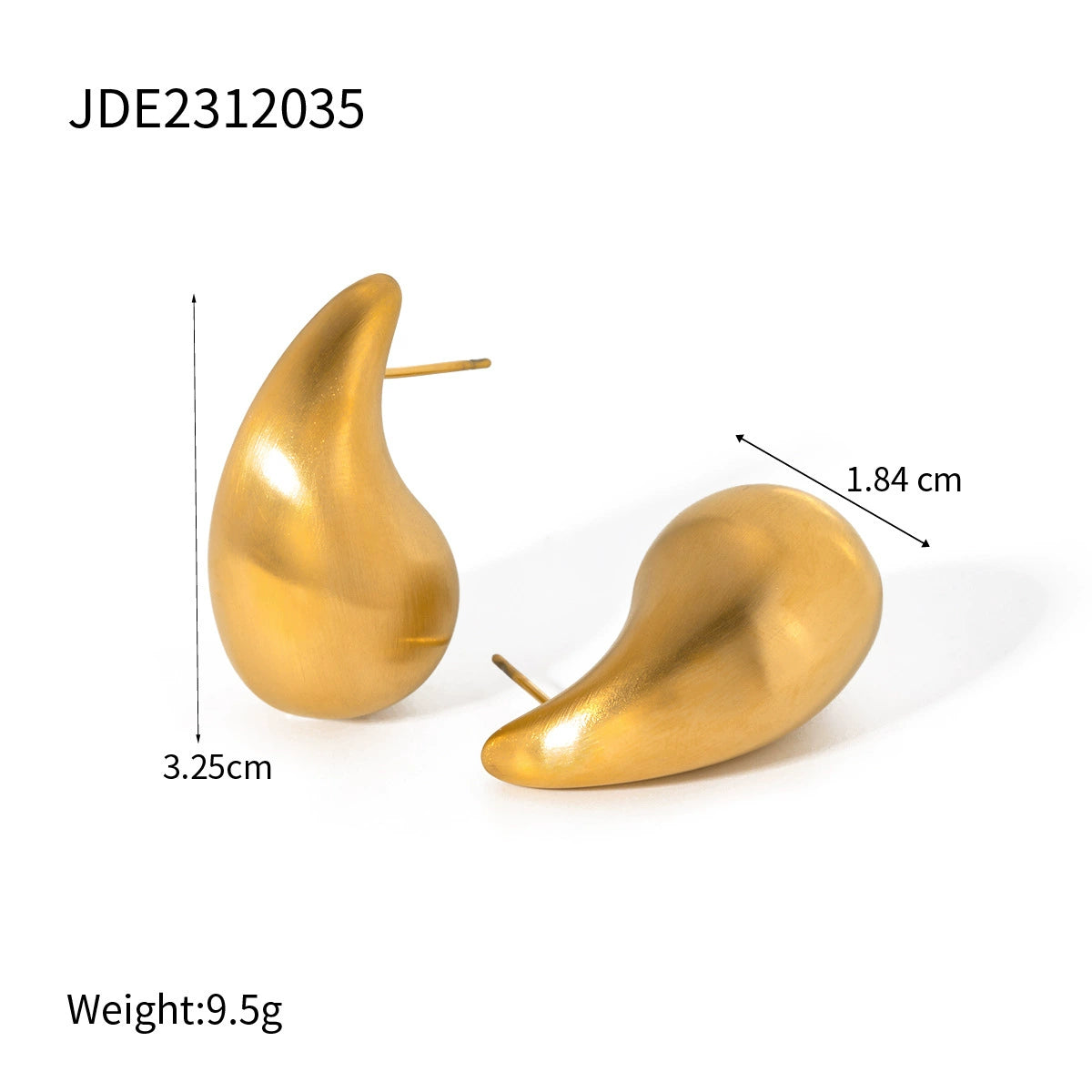 Larkyn Titanium Drop Earrings - JDE2312035 [N0LVCCI7]