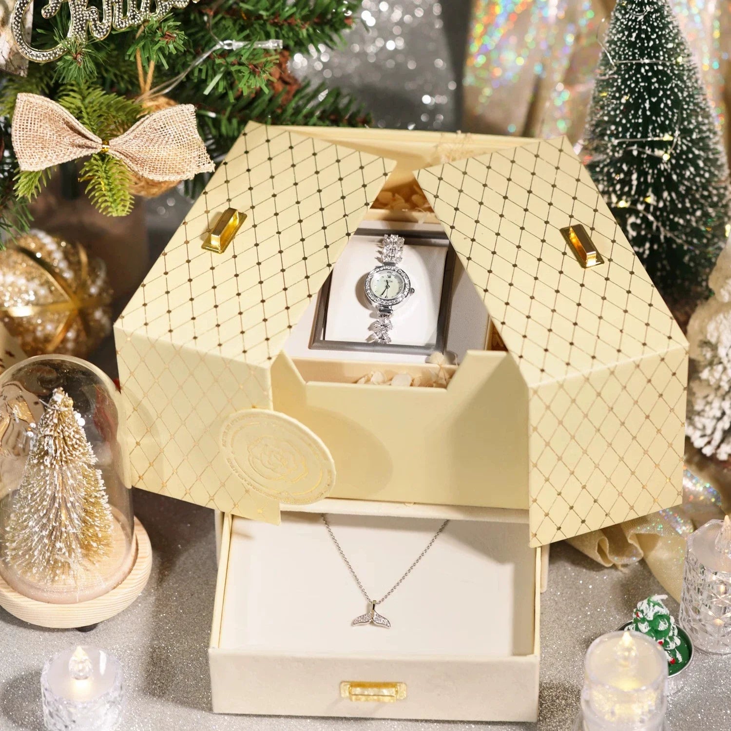 Sia Mermaid Tail Quartz Watch - Gift Box Set