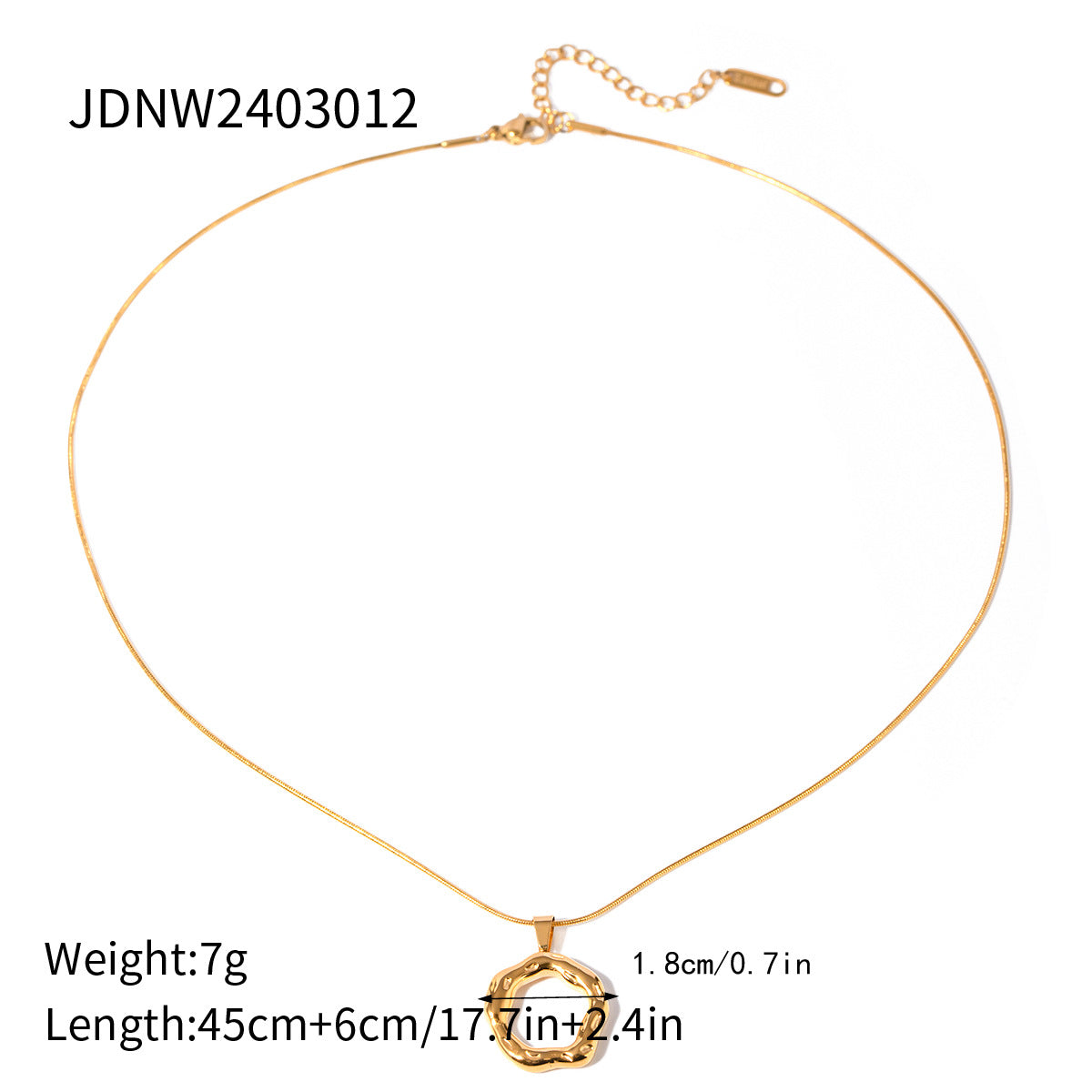 Jianna Geometric Chain Bracelet - JDNW2403012 [QXM1TP25]