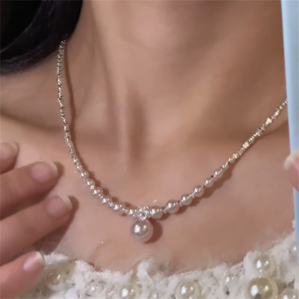 Jalena Delicate Pearl Necklace - Pearl Necklace
