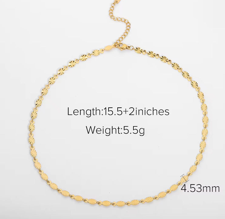 Dania Layered Sun Necklace - JDN20161 [9X1VA5SA]