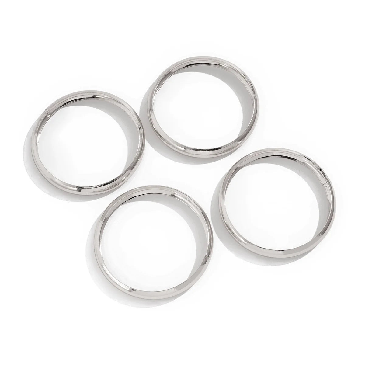 Montserrat Four-Piece Bangle Set - Silver