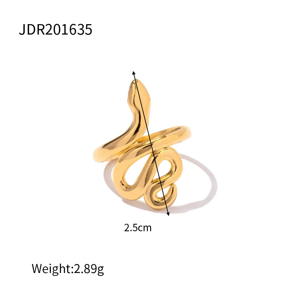 Anessa Snake Hoop Earrings - JDR201635