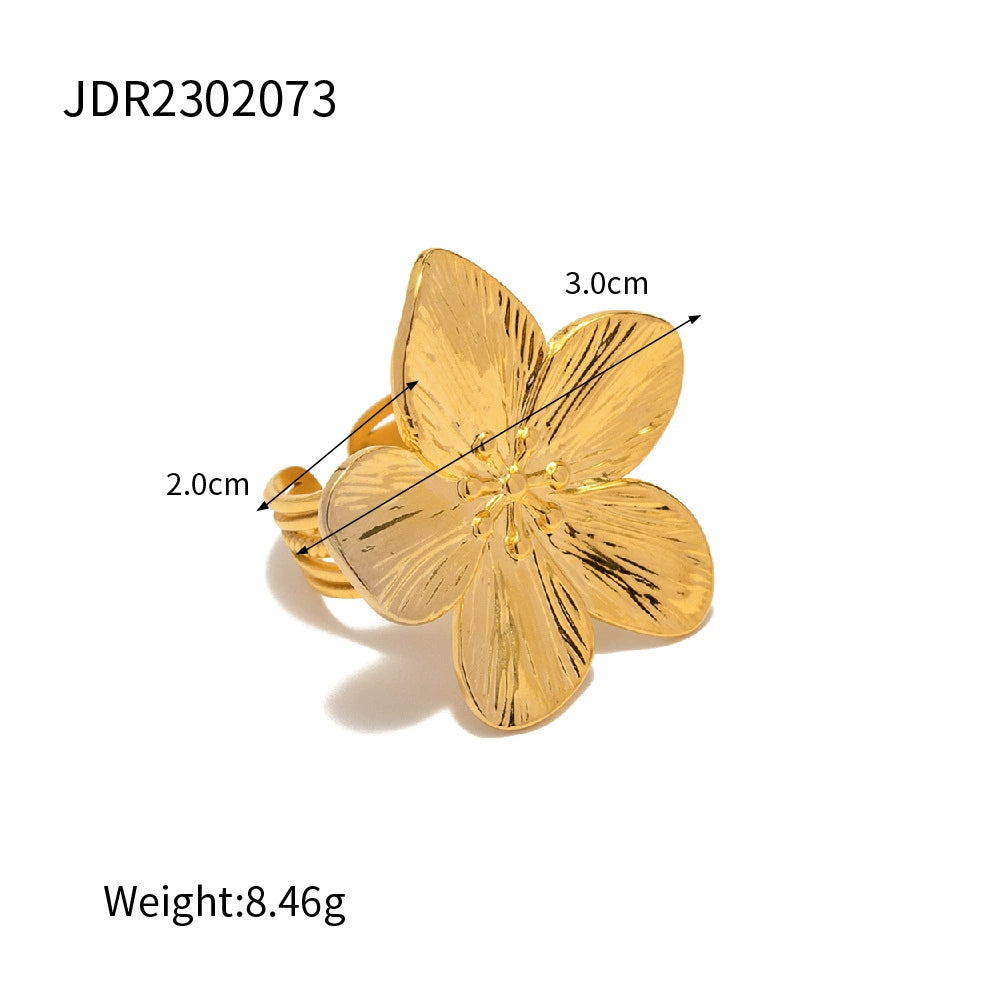 Aaliya Abstract Stacking Rings - Minimalist Stack Ring Set [UGWL4QYN]