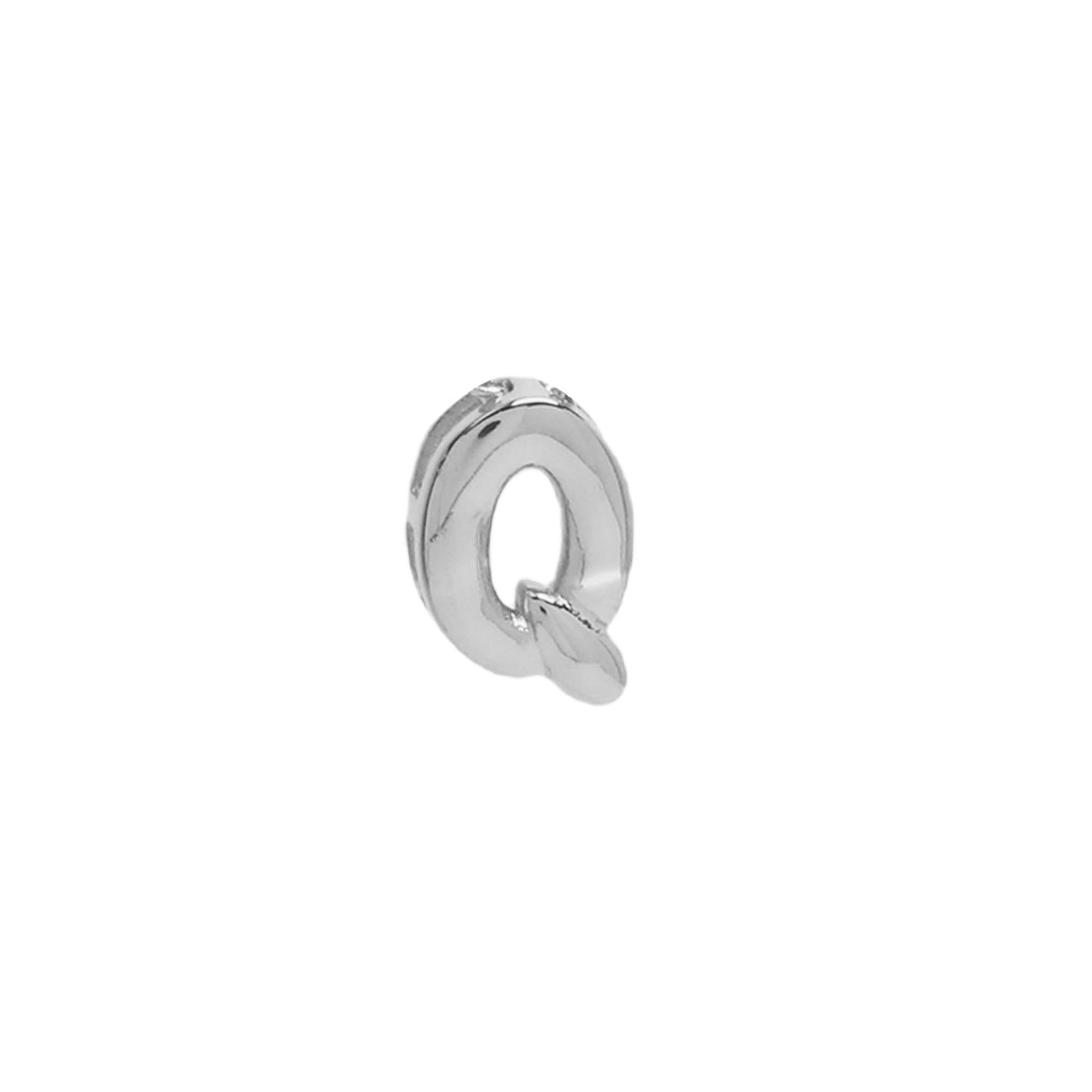 Rina Bubble Initial Charm - Platinum Q (Charm) [SM4Y5W8K]
