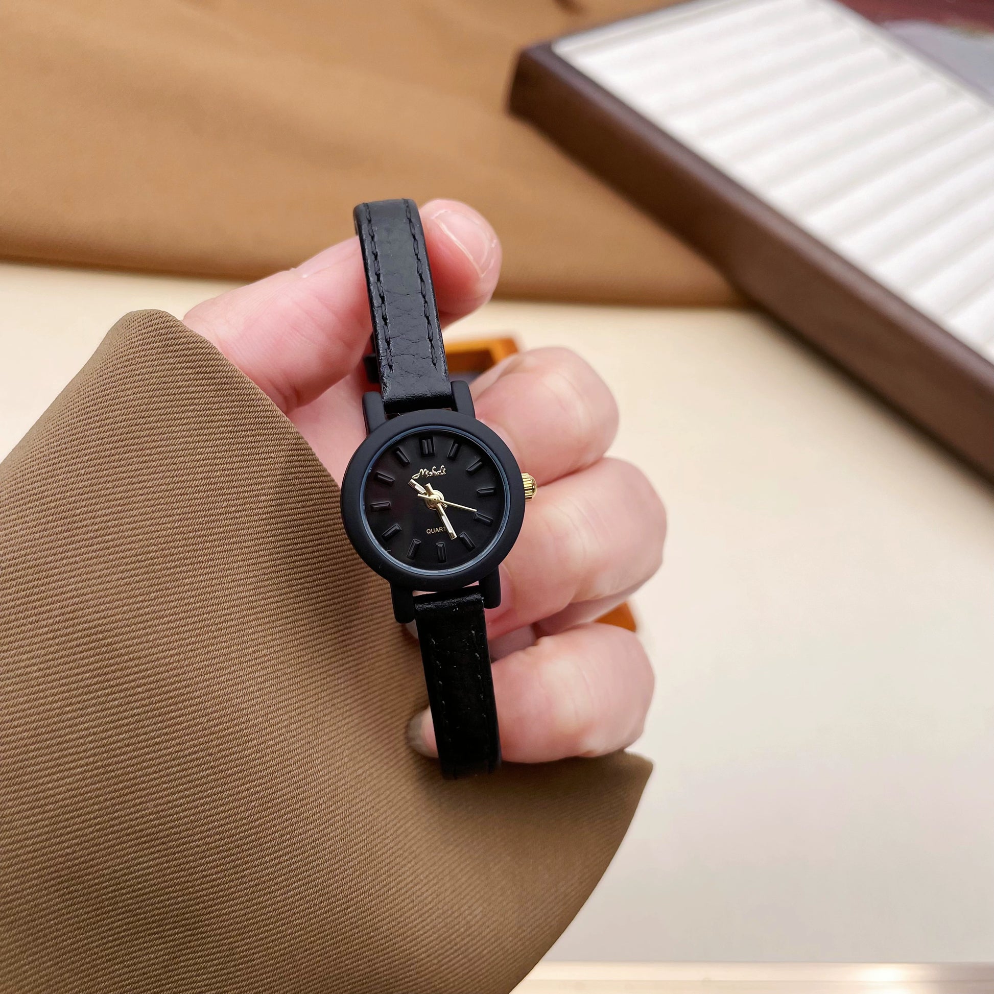 Korbyn Vibrant Petite Watch - Black