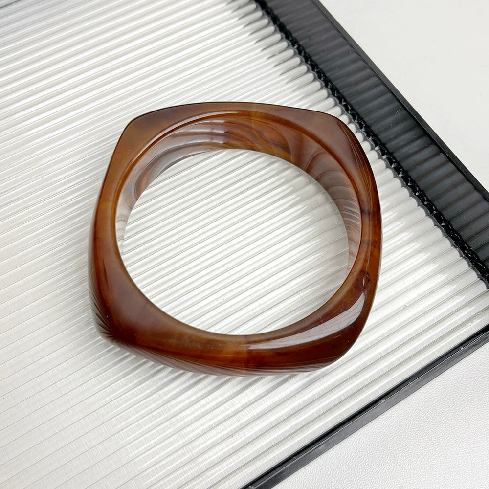 Taelyn Geometric Resin Cuff Bracelet - Style C [CP5V14C7]
