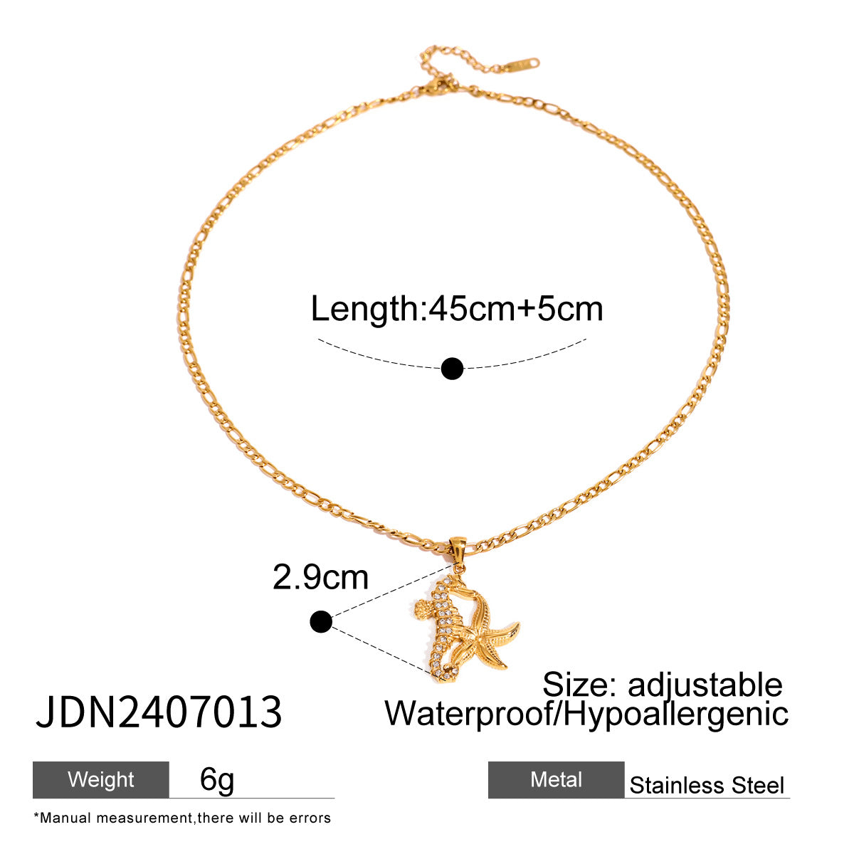 Galilee Seahorse Necklace Earrings - JDN2407013 [1ZWSDHPA]