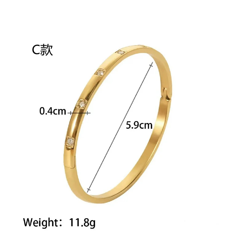 Zariyah Vintage Inlaid Bracelets - Style C