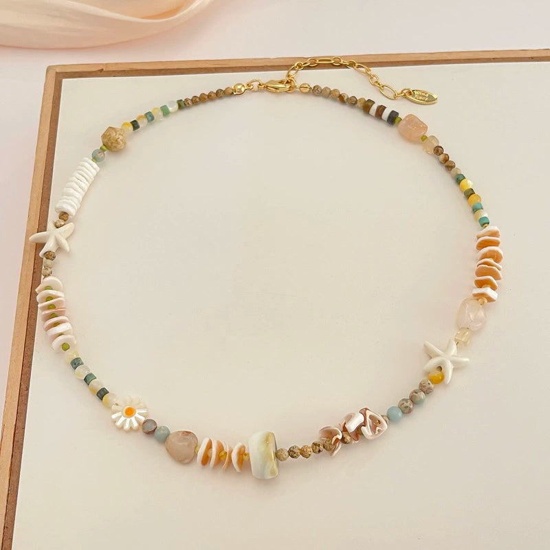 Kendal Bohemian Shell Necklace - Shell Necklace [WR648UZL]