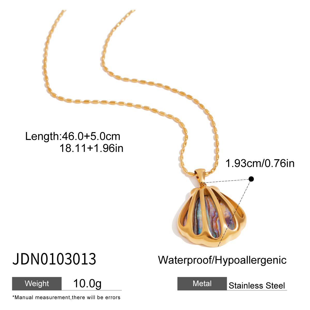 Tanishka Abalone Shell Jewelry Set - JDN0103013 [FG5ESHV7]