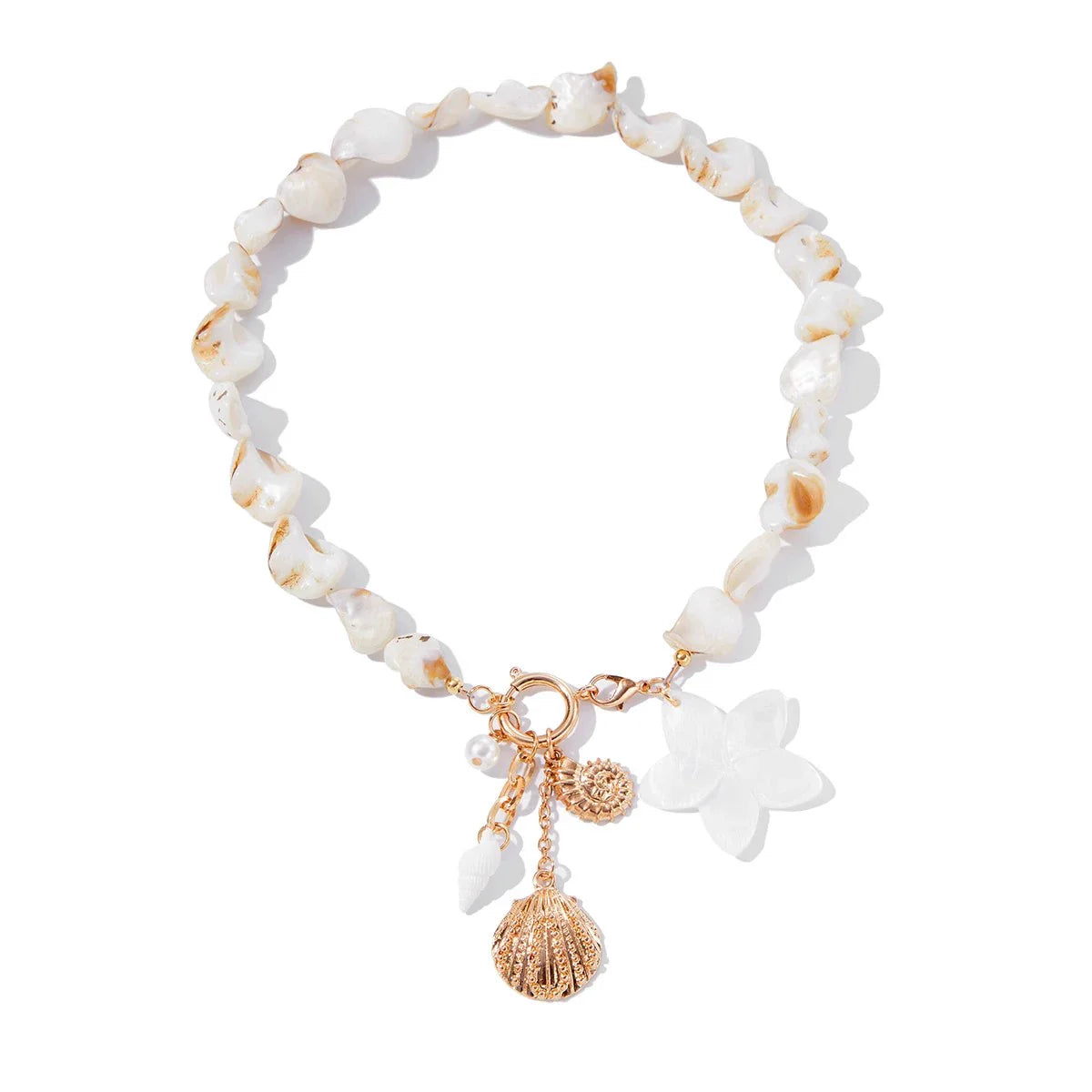 Maizee Seashell Blossom Jewelry - Necklace