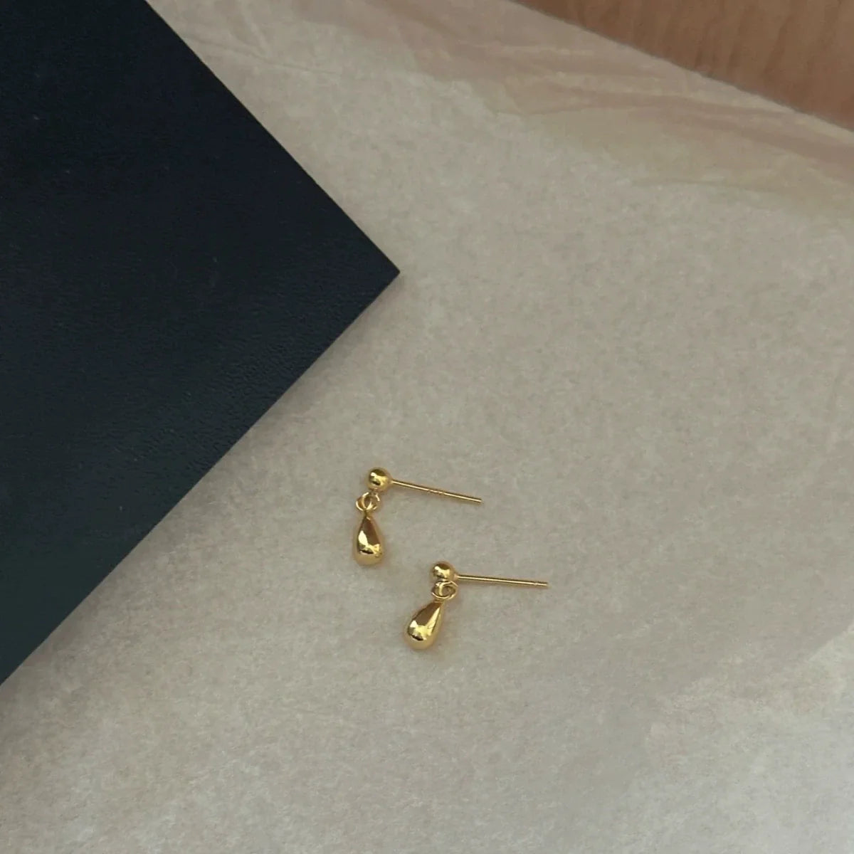 Emiko Teardrop Stud Earrings - Small Teardrop Stud Earrings