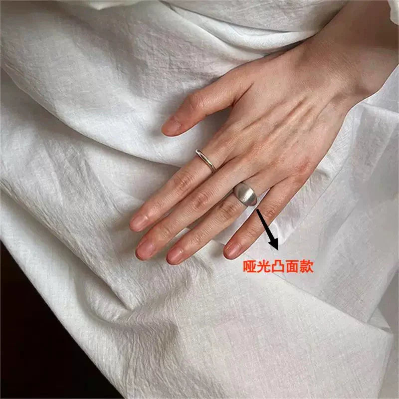 Cynthia Brushed Convex Ring - Convex Brushed