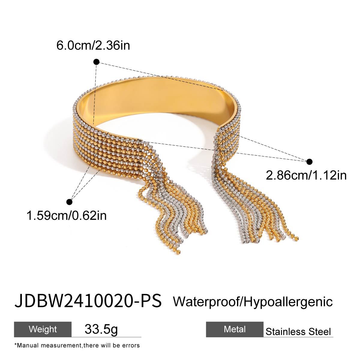 Huda Steel Link Jewelry - Rose Gold Bracelet [2TAWGHUB]