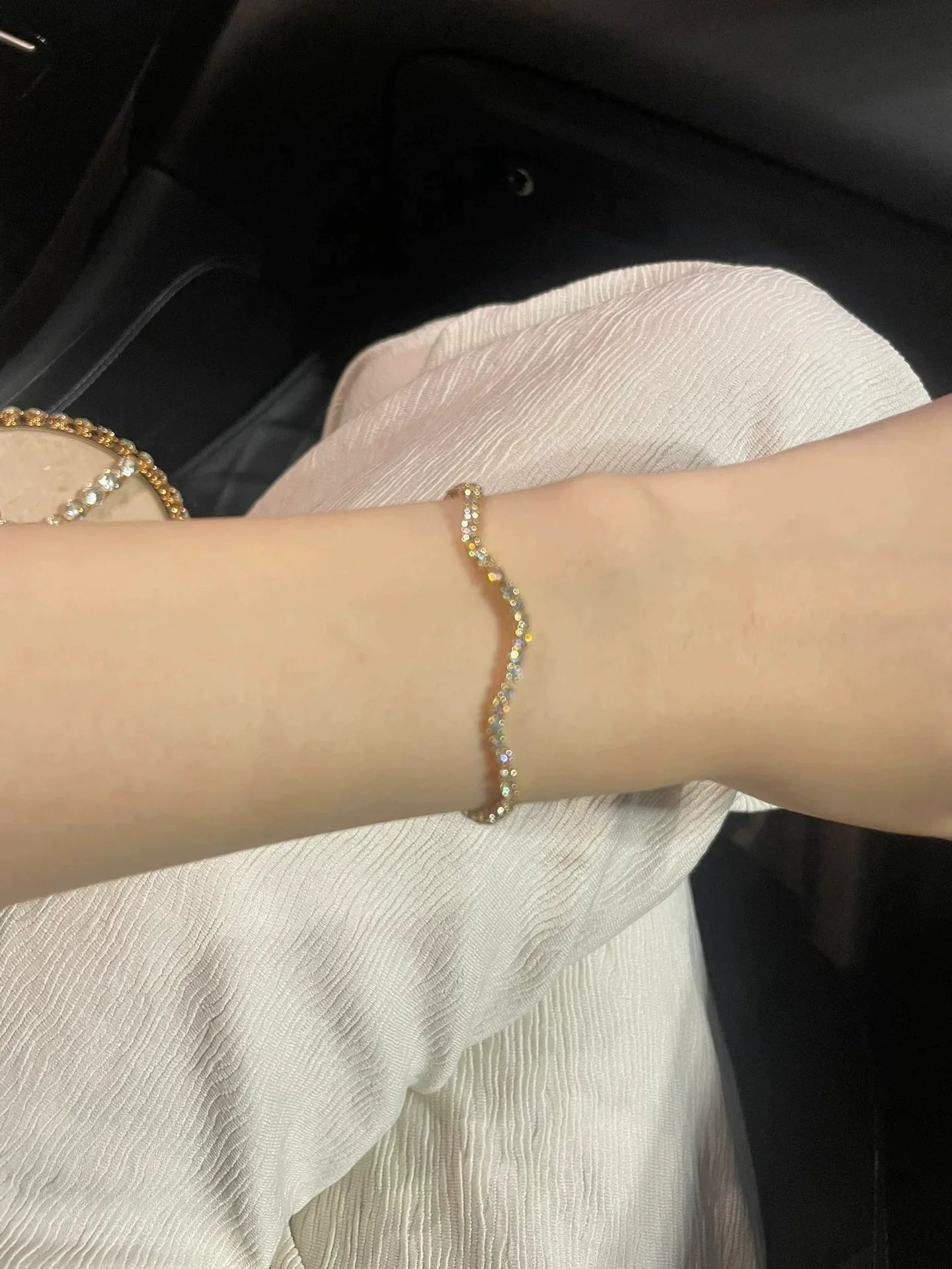 Lita Zirconia Wave Bracelet - Wave Bracelet