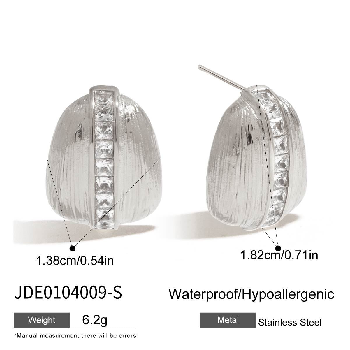Aiden Zircon Cross Earrings - JDE0104009-S [GAI8QQR9]