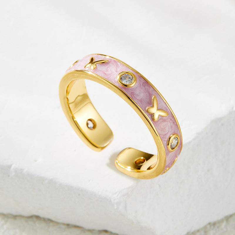 Neriah Enamel Butterfly Ring - R16594M0135 [2VT2RS3S]