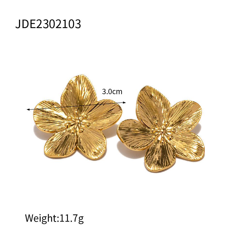 Bradlee Floral Pearl Earrings - JDE2302103 [P3NHJVEH]