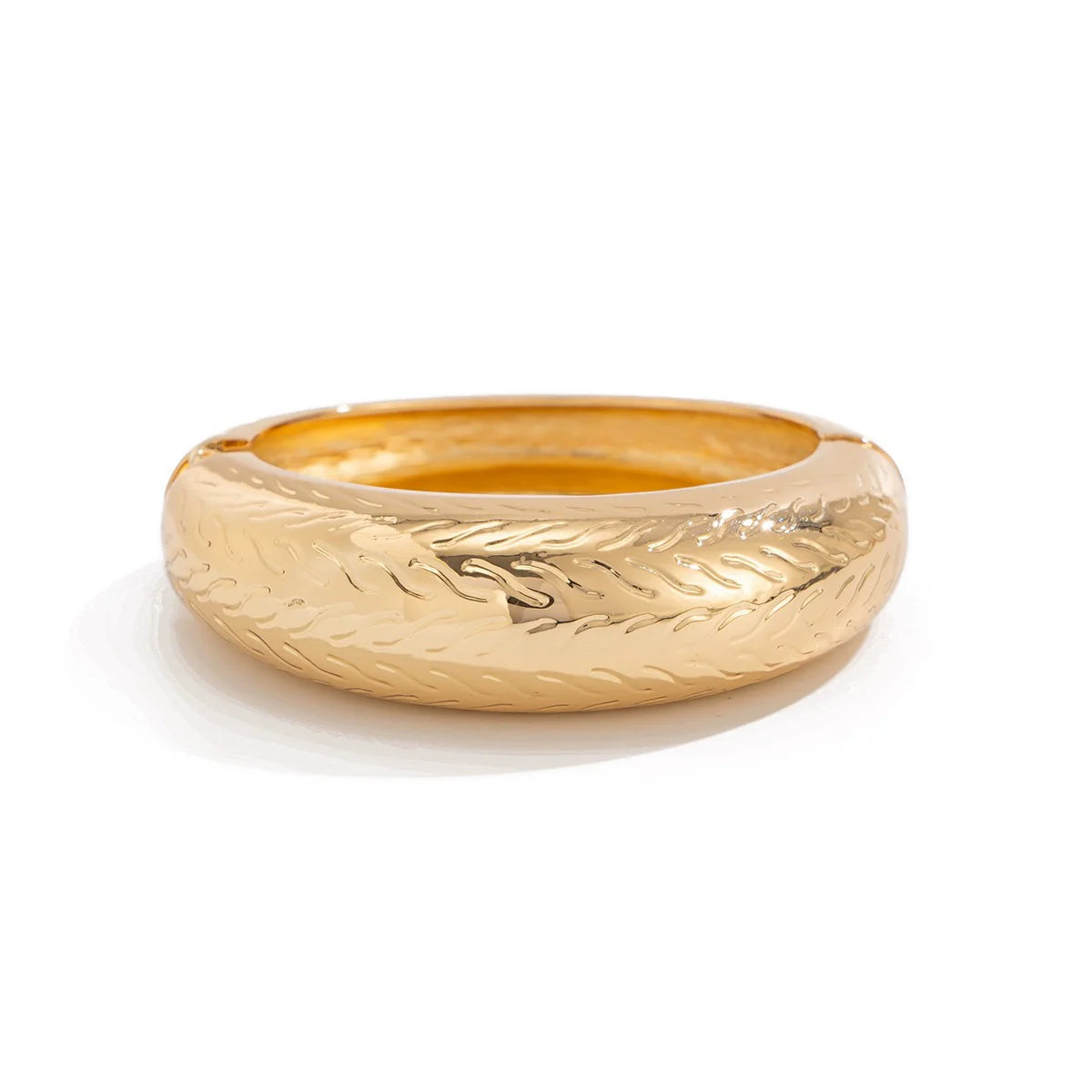 Emeli Sculptural Cuff Bracelets - Irregular Striped Cuff Bracelet