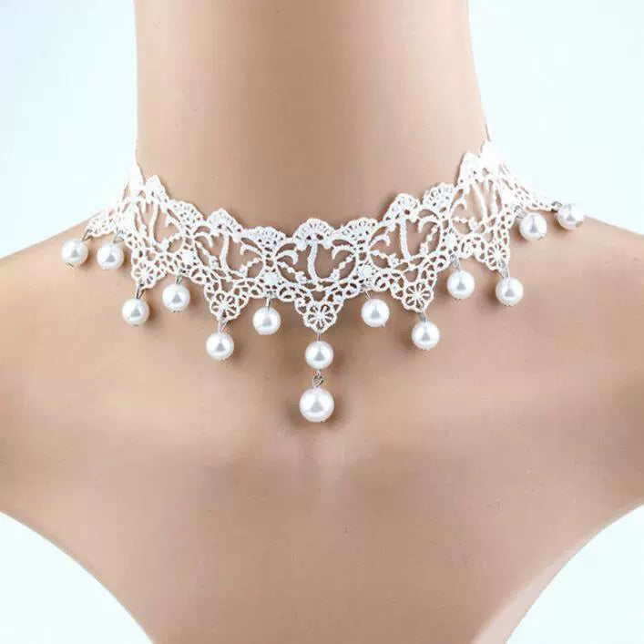 Amran Crystal Lace Choker - Style 10 [KSSLVKA4]