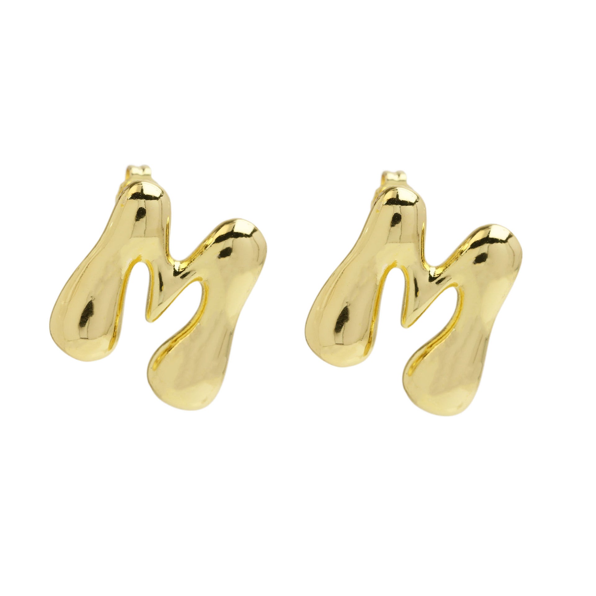 Kennedy Pave Initial Studs - M [T39MHCCI]