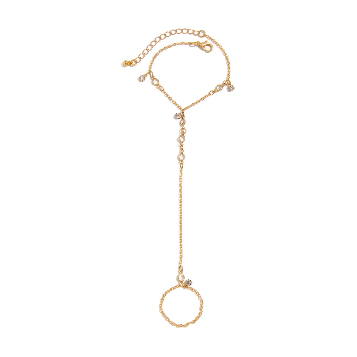 Yuna Pearl Tassel Hand Chain - Style 3 Gold