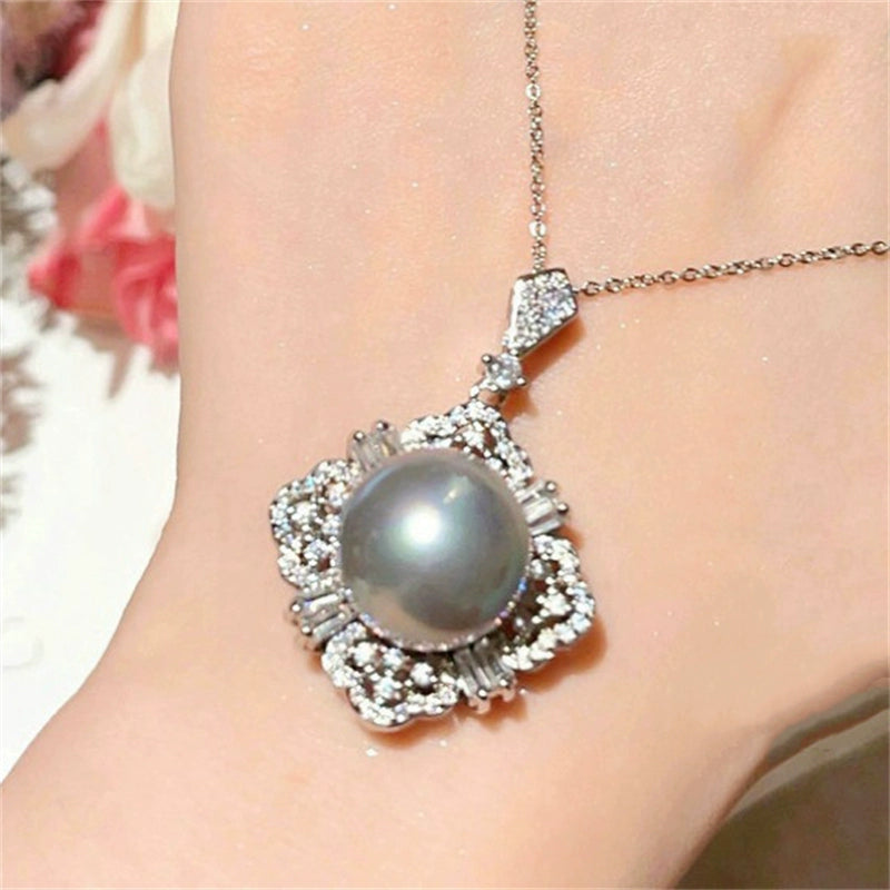 Maeva Baroque Pearl Necklace - 40cm Chain + 5cm Extension [WRT5G8Q6]