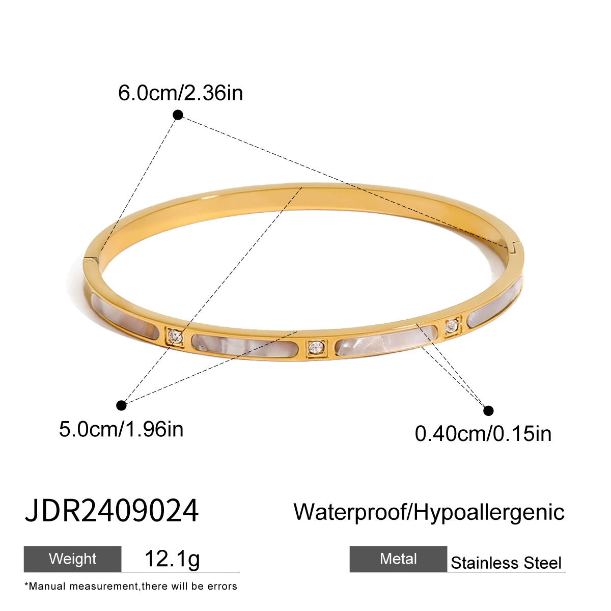 Azucena Elite Zircon Bracelets - Style JDR2409024 [CZPQ60KS]