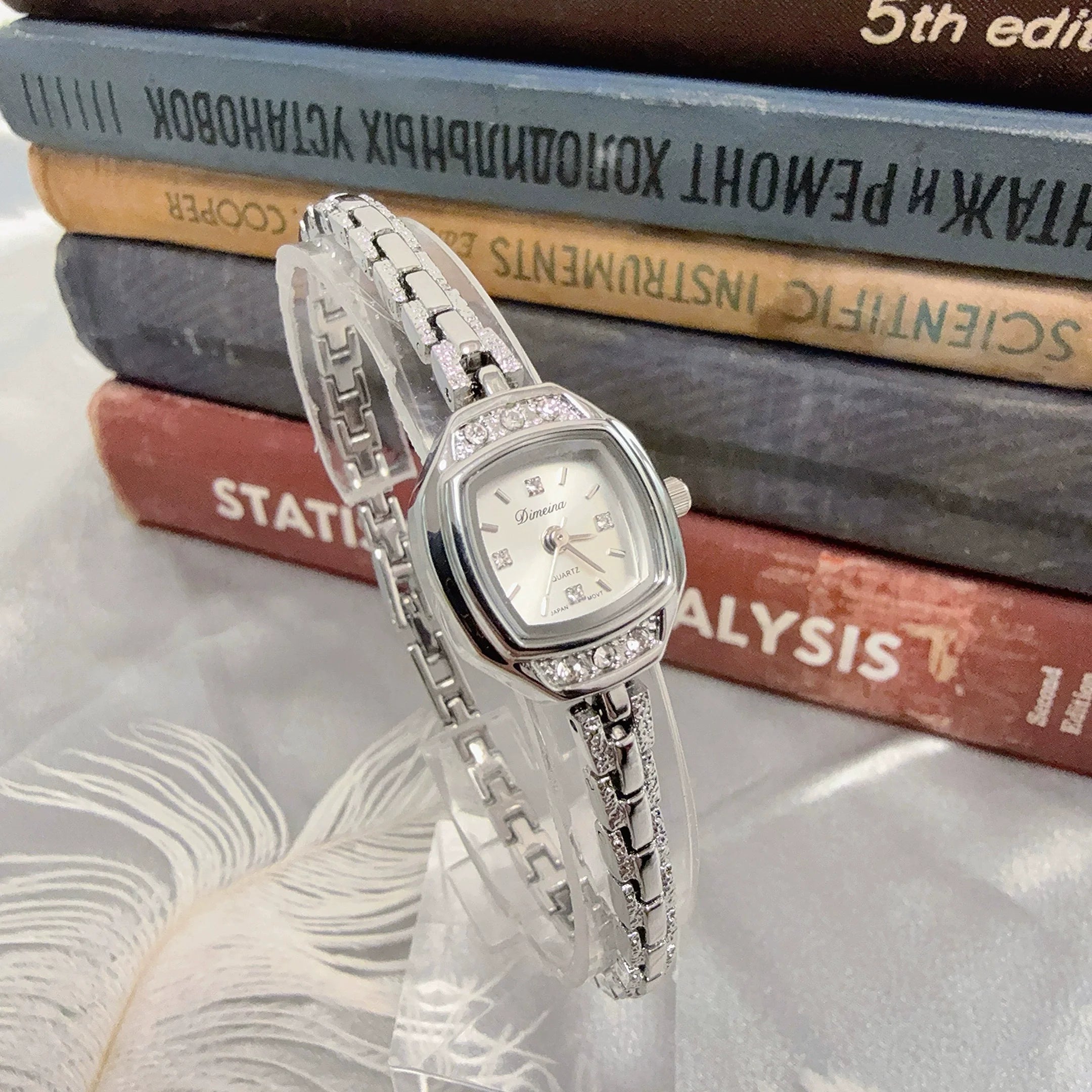 Laela Square Bracelet Watch - Silver