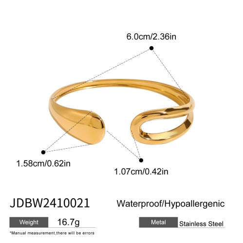 Ravenna Waterdrop Bracelet & Ring - Bracelet [SZK9NCVT]