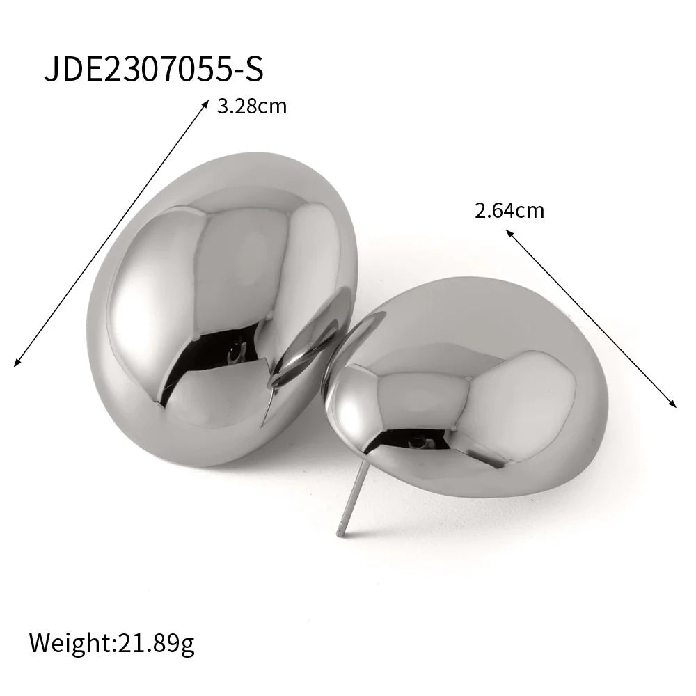 Hayzlee Gold Dome Studs - JDE2307055-S