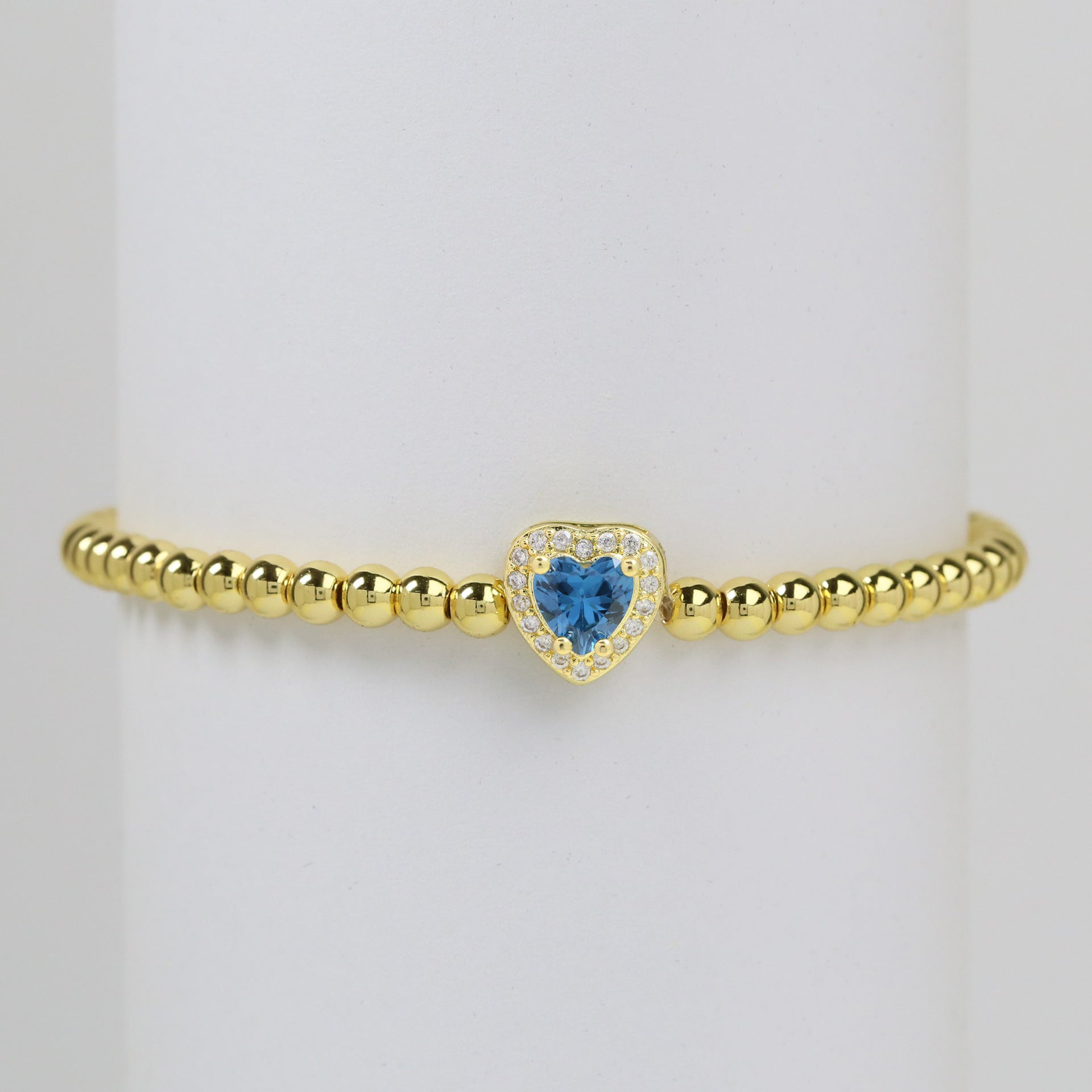 Lillyana Birthstone Charm Bracelet - December Birthstone [7K382X55]
