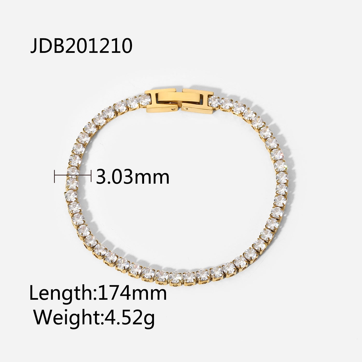 Kinnley Sleek Zircon Jewelry Set - JDB201210 [2UOEJWQL]