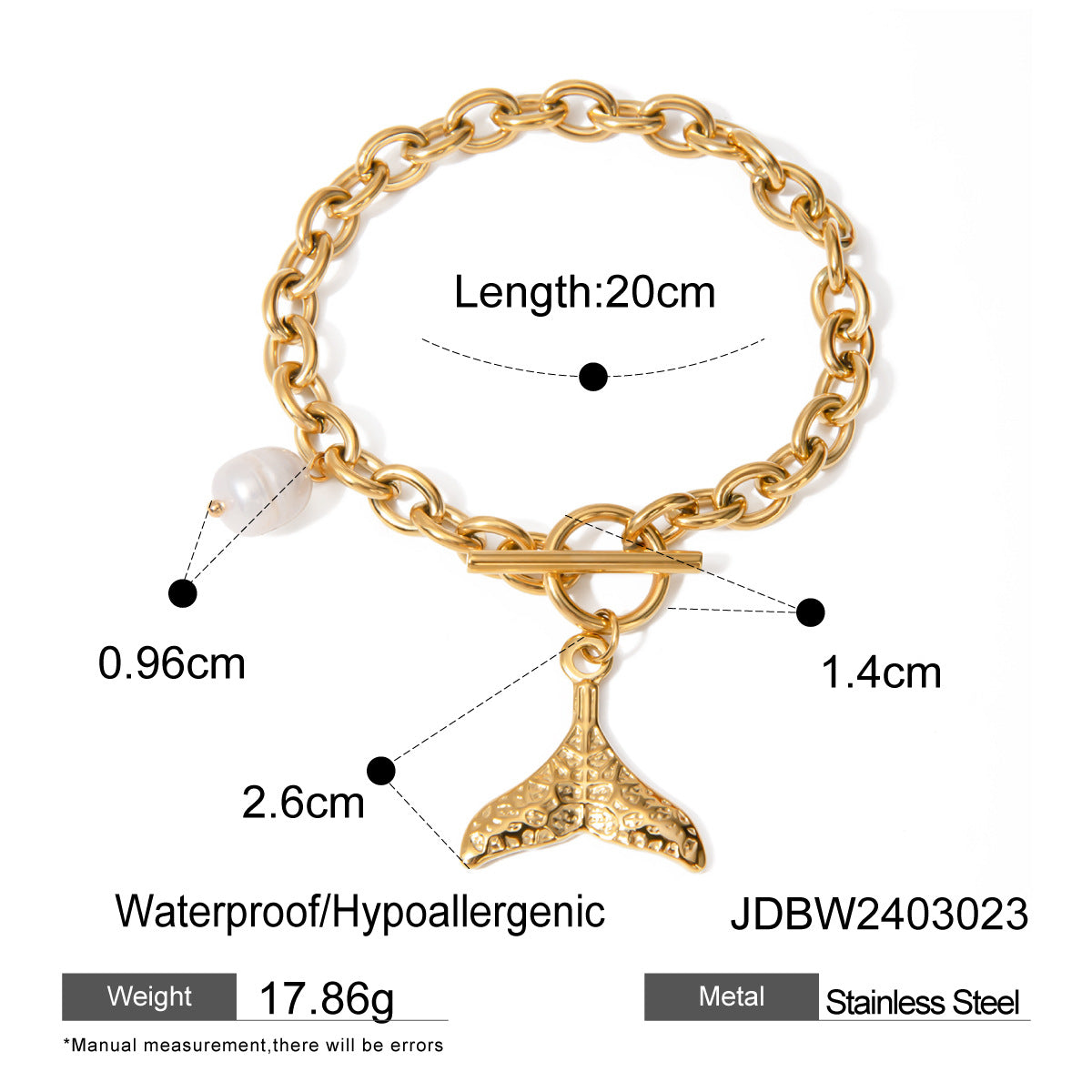 Ellarae Marine Charm Bracelet - JDBW2403023 [SQVNQ88D]