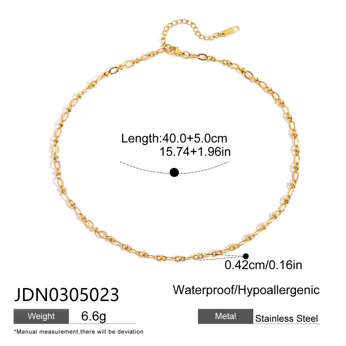 Josephina Luxe Snake Chain Necklace - JDN0305023 [5VLYXUTI]