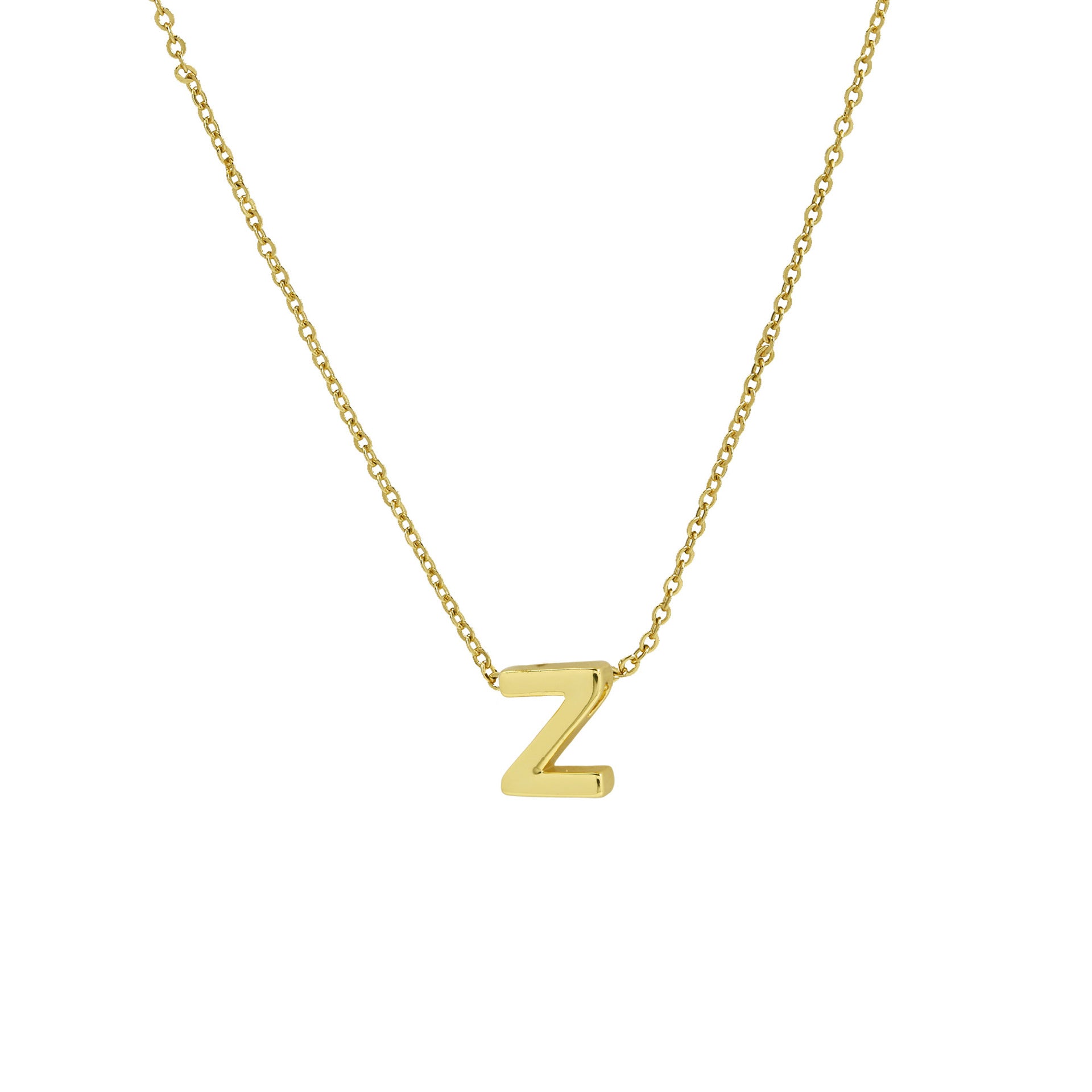 Agnes Initial Pendant Necklace - Z [V4JRGP7R]