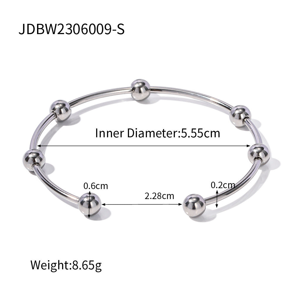 Rosetta Geometric Cuff Bracelet - JDBW2306009-S [SAP942LC]