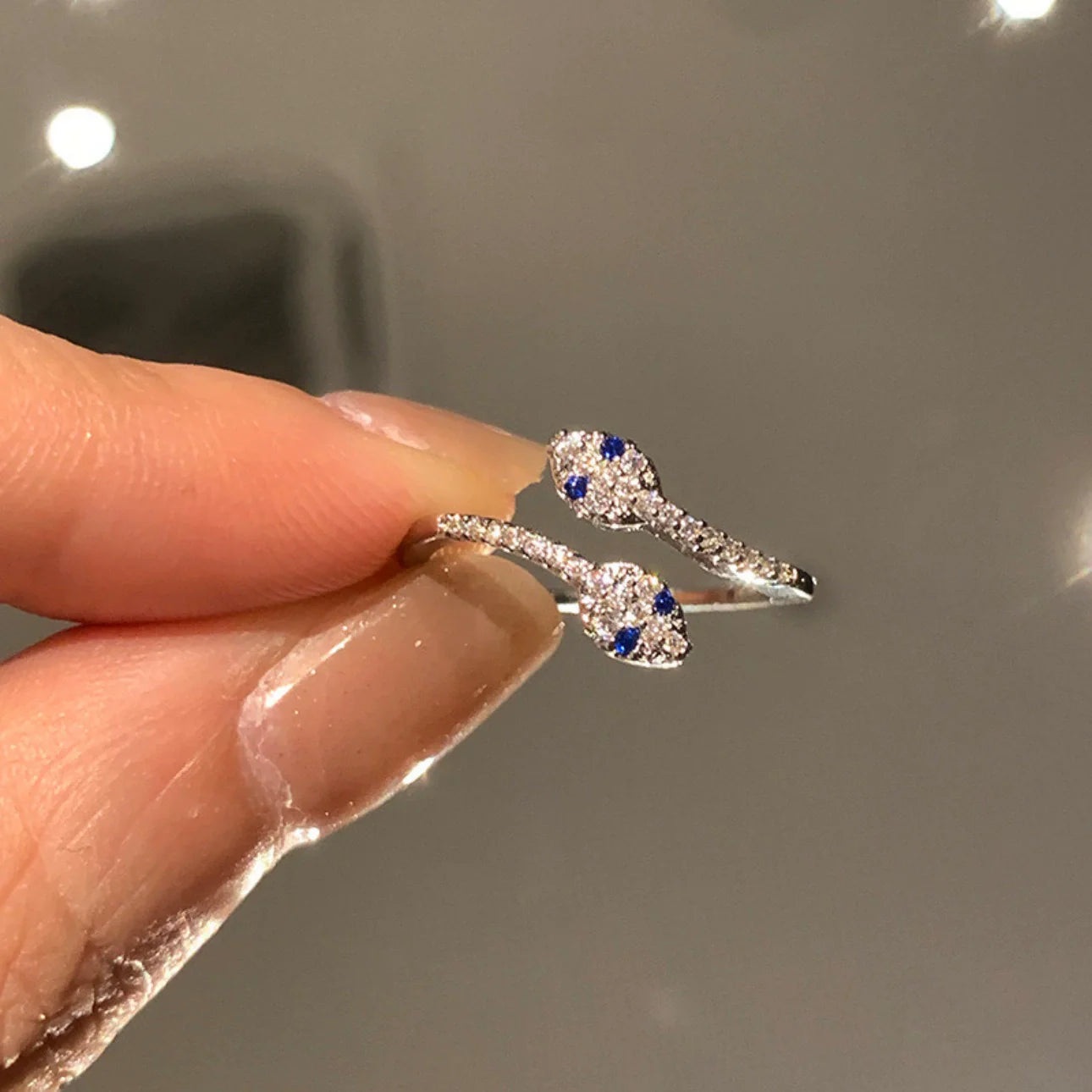 Aylani Double Serpent Ring - Double Serpent Ring