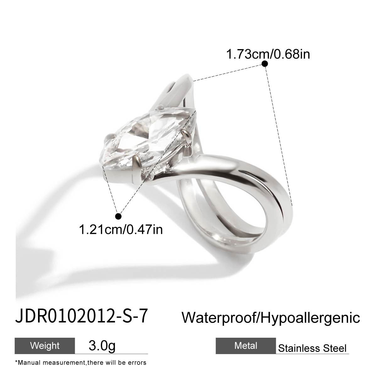 Lucille Elegant Zircon Ring - JDR0102012-S-7 [6Z9Z1GRL]